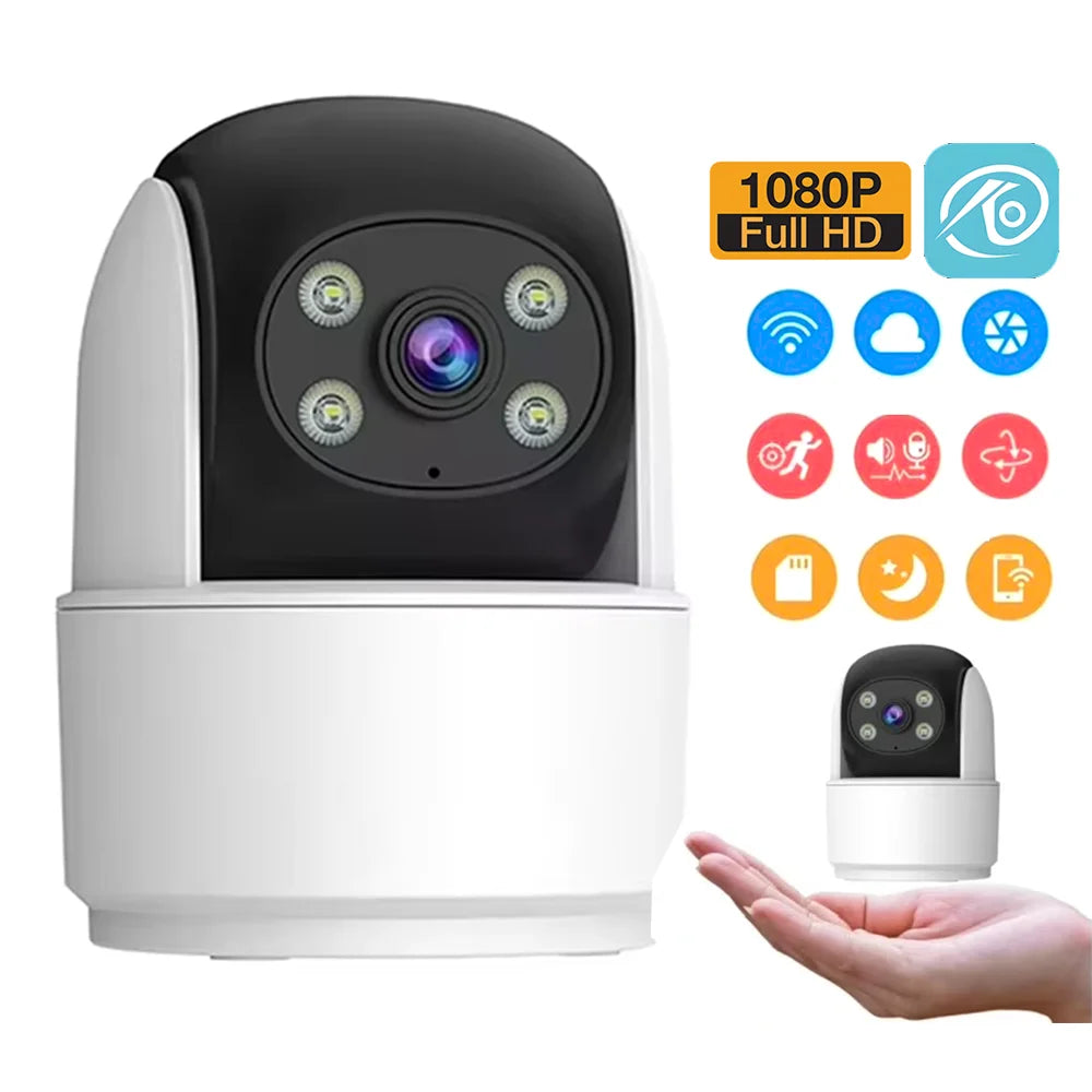 2024 Newest O-KAM Pro APP FHD Resolution Indoor Wifi Camera Home Security PT Wireless IP Network Baby Monitor NVR SD CCTV