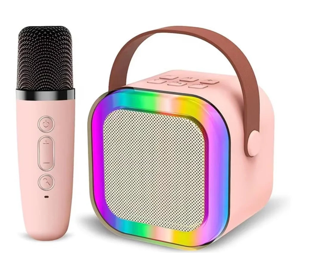 Wholesale Bluetooth Speaker Small Household KTV Portable Double Microphone Wireless Microphone Karaoke Multifunctional Speaker