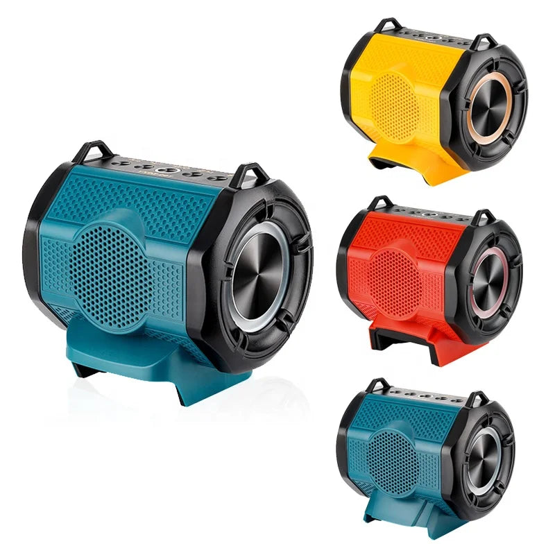 Portable Rechargeable for Makitas 18V Battery Powered Stereo for Cordless Bluetooth Speaker Wireless with 20W DC Output