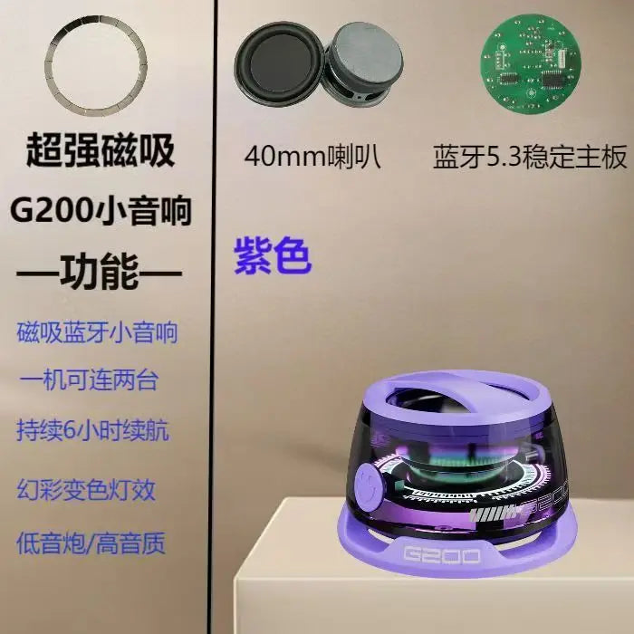 G200 High-quality Bt Portable Speaker Popular on TikTok Suitable for Outdoor and Indoor Activities Waterproof High Battery Life