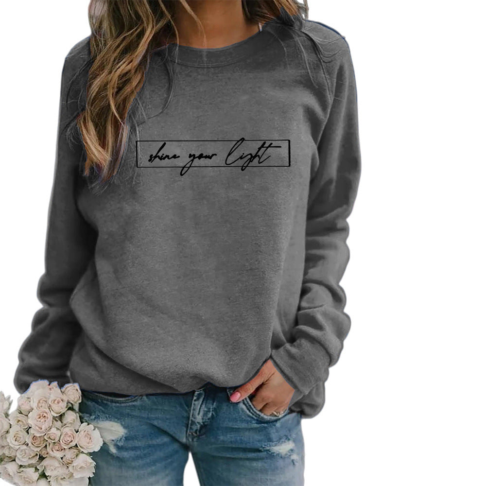 Women's Printed Casual Loose Sweatshirt Shirt null