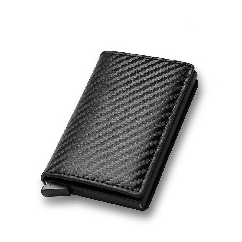 Credit Card Holder Smart Minimalist Wallet Pocket Men Women Slim Cardholder Bank Secure Creditcard Case null