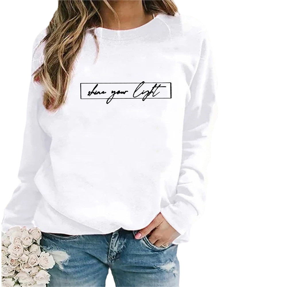 Women's Printed Casual Loose Sweatshirt Shirt null