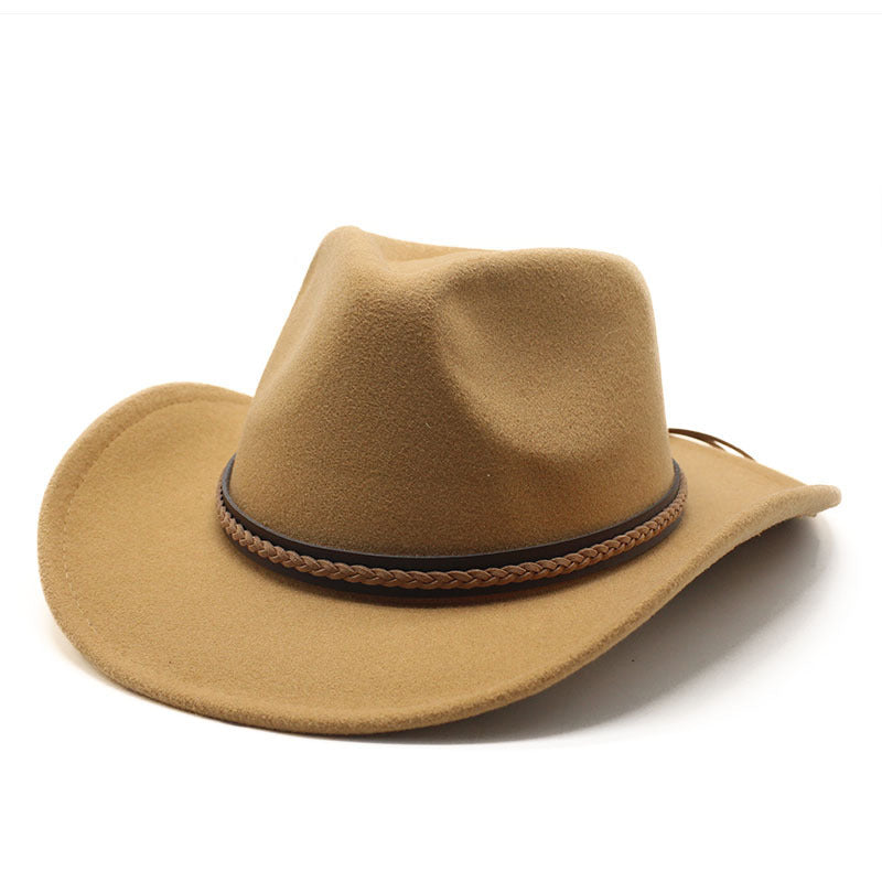 Men's And Women's Felt Fedora Hat null