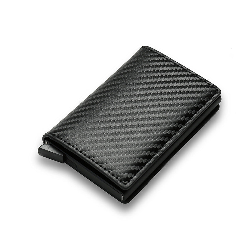 Credit Card Holder Smart Minimalist Wallet Pocket Men Women Slim Cardholder Bank Secure Creditcard Case null