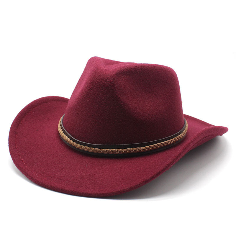 Men's And Women's Felt Fedora Hat null