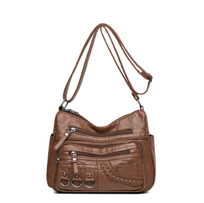 Women's Fashion Casual Soft Leather Bag null