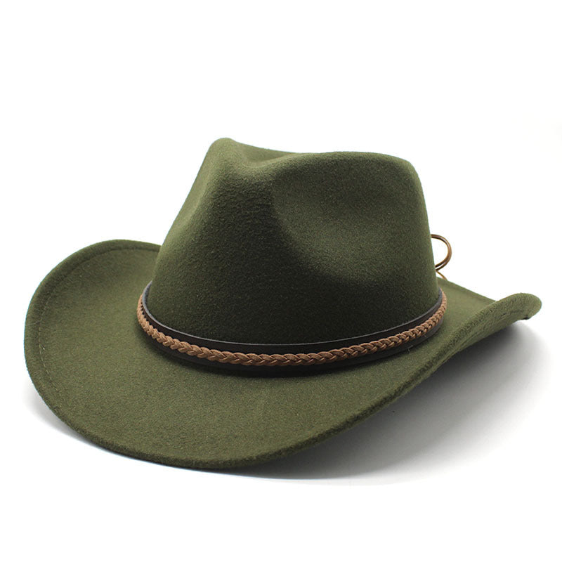 Men's And Women's Felt Fedora Hat null