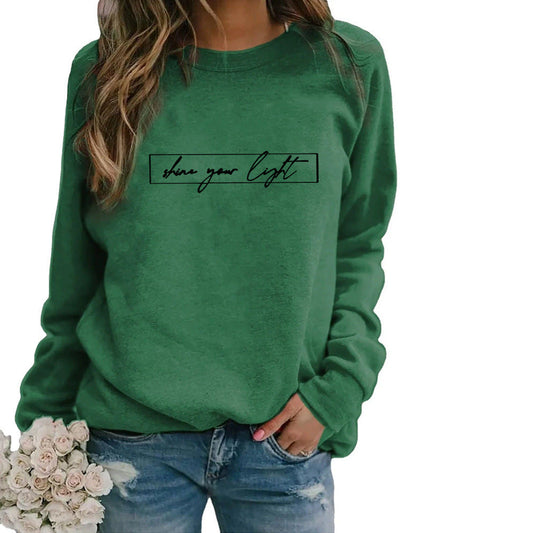 Women's Printed Casual Loose Sweatshirt Shirt null