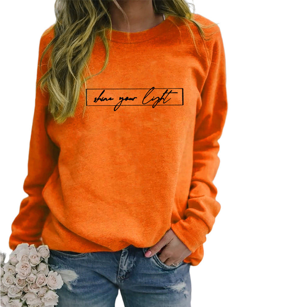 Women's Printed Casual Loose Sweatshirt Shirt null