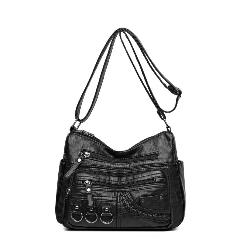 Women's Fashion Casual Soft Leather Bag null