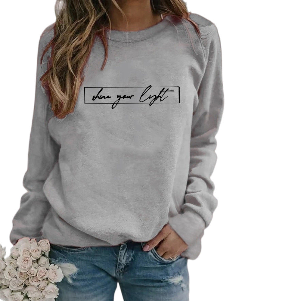 Women's Printed Casual Loose Sweatshirt Shirt null