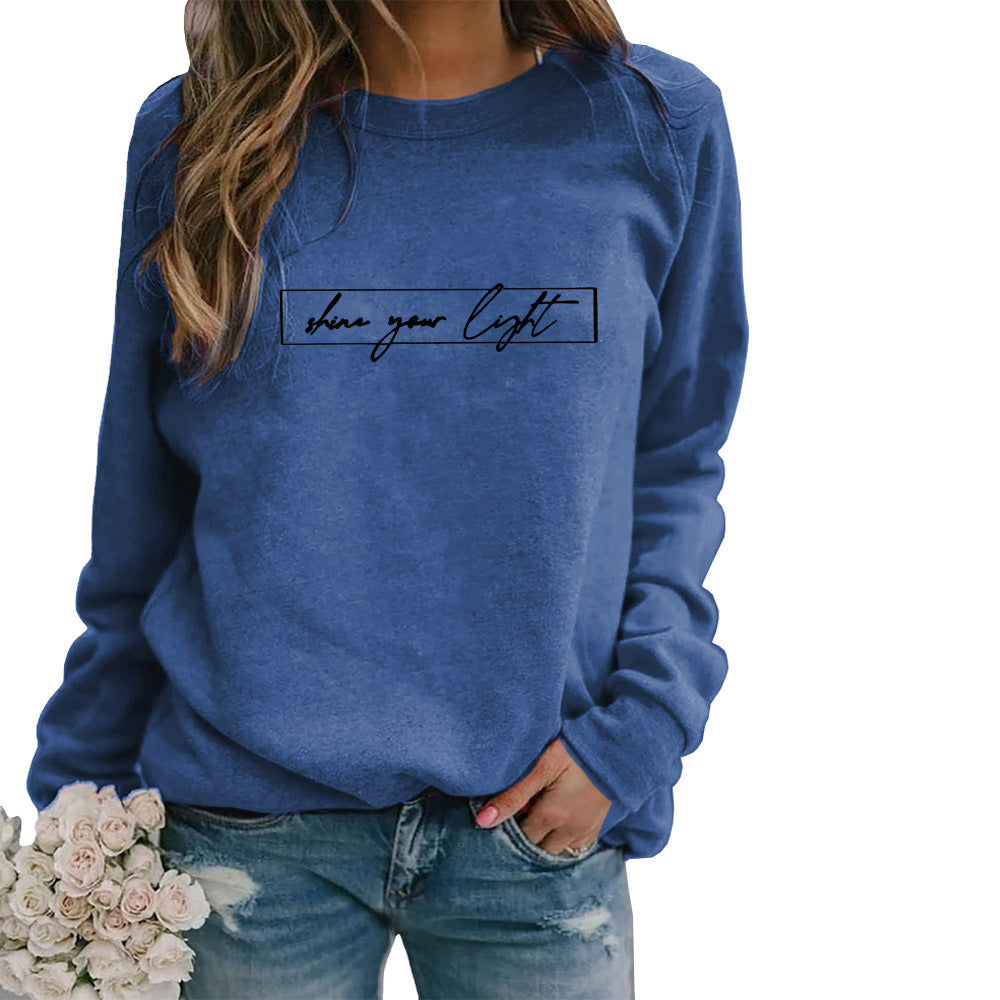 Women's Printed Casual Loose Sweatshirt Shirt null