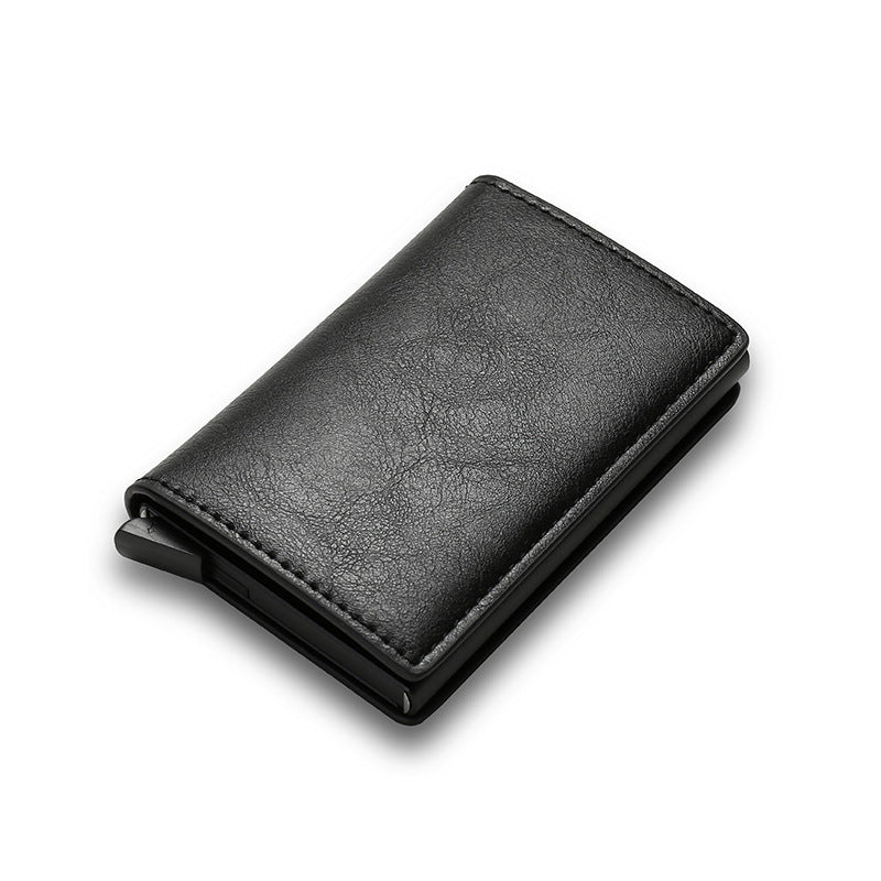 Credit Card Holder Smart Minimalist Wallet Pocket Men Women Slim Cardholder Bank Secure Creditcard Case null