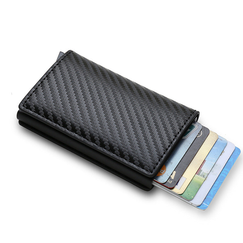 Credit Card Holder Smart Minimalist Wallet Pocket Men Women Slim Cardholder Bank Secure Creditcard Case null