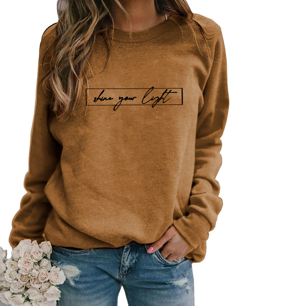 Women's Printed Casual Loose Sweatshirt Shirt null