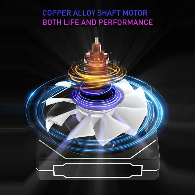 UPSIREN UF-1 PRISM 4 PRO Computer Chassis Fan 12cm ARGB 4 Pin PWM Quiet Cooling Fan 12V Large Air Volume 45CFM/600-1500RPM