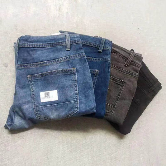 Men's Fashion Ripped Jeans Streetwear Mens Black Jeans Slim Fit Hip Hop Skinny Pants High Quality Denim Clothing Casual Trousers