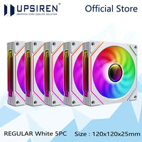 UPSIREN UF-1 PRISM 4 PRO Computer Chassis Fan 12cm ARGB 4 Pin PWM Quiet Cooling Fan 12V Large Air Volume 45CFM/600-1500RPM