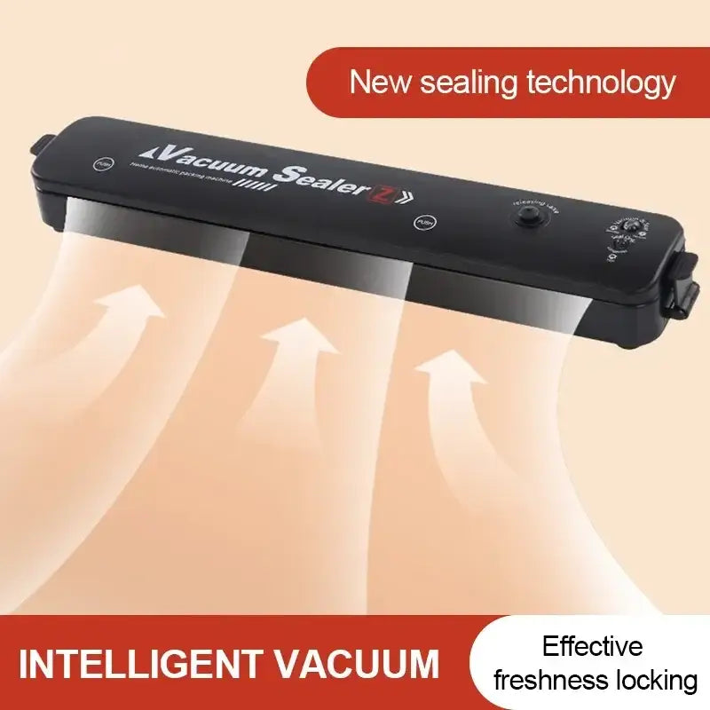 2024 NEW Food Vacuum Sealer Packaging Machine with Free 10pcs Vacuum bags Household Kitchen Food Vacuum Sealing