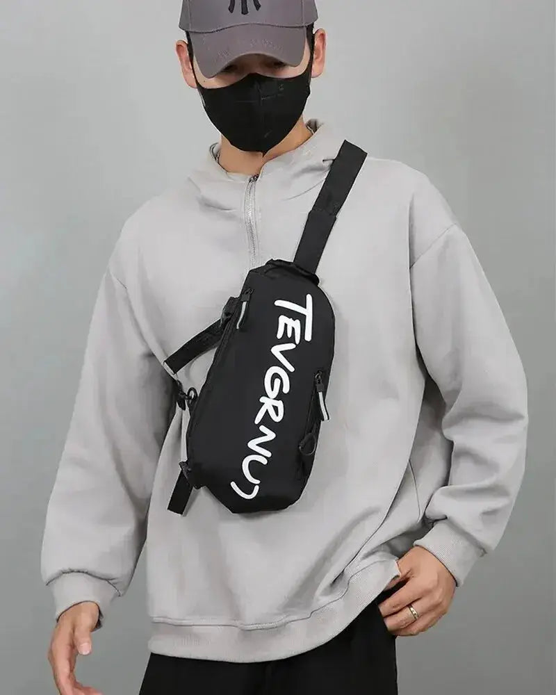 Men’s One Shoulder Crossbody Small Bag New Simple And Lightweight Multi Functional Chest Bag Running Sports Cycling Bag