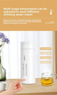 2026 New Boiling Cup 304/316 Stainless Steel Small Portable Boiling Water Stewing Health Cup Electric Heating Cup