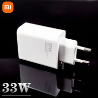 Original Xiaomi 33w Charger EU US Adapter Turbo Fast Charge For Mi 12 5G 11 Ultra Redmi A2+ Note 13R 12R Poco X5 X4 M5S C55 C50