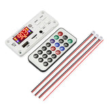 12V MP3 WMA Decoder Board 50W 2*25W Wireless Bluetooth 5.0  Amplifier Car Audio USB TF FM Radio Module MP3 Player