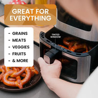 4.5L Digital Air Fryer for Small Kitchens | Easy-to-Use Touch Controls | Healthy Meals in Minutes