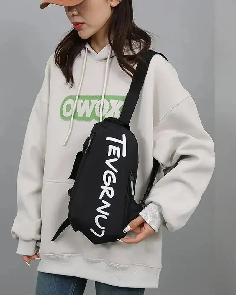 Men’s One Shoulder Crossbody Small Bag New Simple And Lightweight Multi Functional Chest Bag Running Sports Cycling Bag