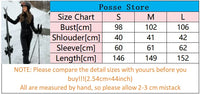 Fashion Women Slim Black Stand Collar Skiwear Chic Full Sleeve Waist Cinching High Waist Jumpsuits 2026 Lady Classic Bodysuit