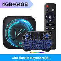 VONTAR TV Box Android 12 Allwinner H618 Quad Core Cortex A53 Support 8K Video 4K BT Wifi Google Voice Media player Set top box