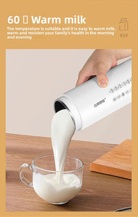 2026 New Boiling Cup 304/316 Stainless Steel Small Portable Boiling Water Stewing Health Cup Electric Heating Cup