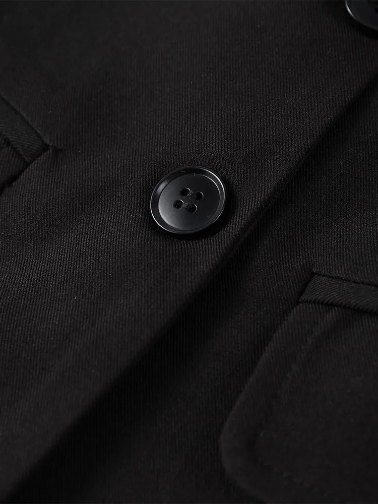 Women's Jacket New Outerwear V-Neck Three-Button Blazer Woman Tailored Formal Outerwears Waist Cincher Suit Woman Clothes Wear