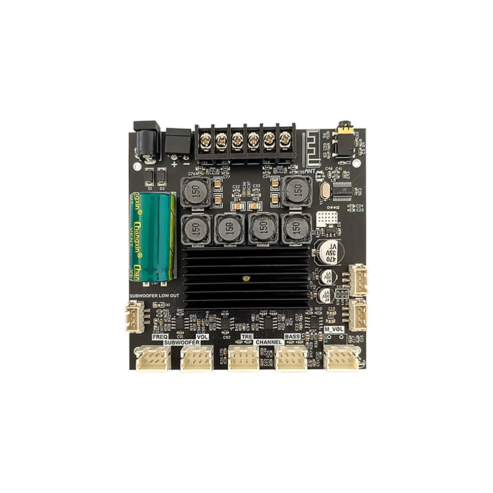 ZK-TB21 TPA3116D2 BT 5.0 Subwoofer Amplifier Board 50WX2+100W 2.1 Channel Power Audio Stereo Amplifier for subwoofer