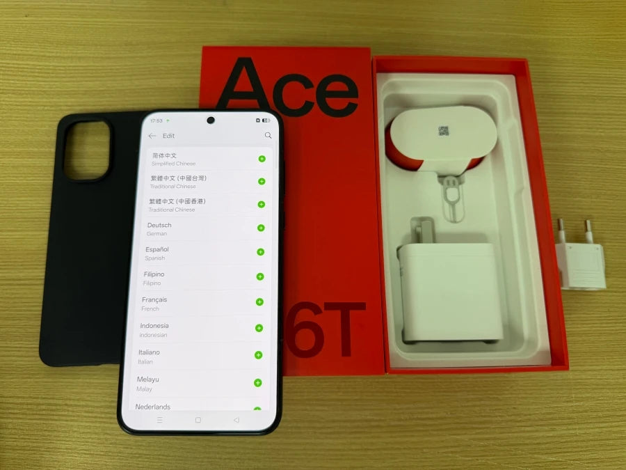 Oneplus Ace 6T Unlocked 5G Smart Phone 6.83'' 8300mAh Battery 100W SuperCharge Google Play Store