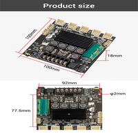 ZK-TB21 TPA3116D2 BT 5.0 Subwoofer Amplifier Board 50WX2+100W 2.1 Channel Power Audio Stereo Amplifier for subwoofer