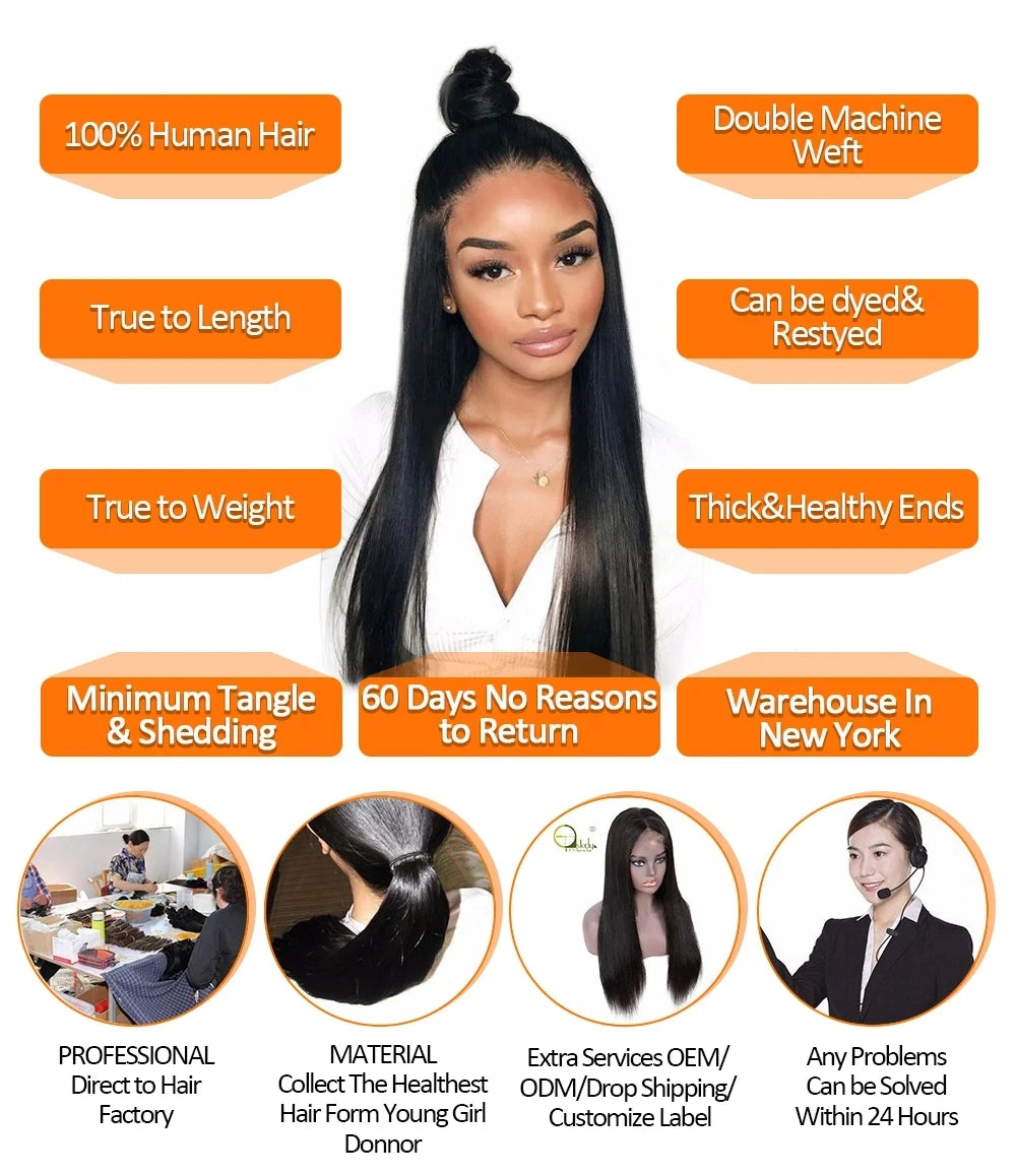 Deep Wave Wigs Human Hair 13x4 HD Transparent Lace 13x6 Full Frontal Wigs Natural color Curly Wigs For Women 220% Density