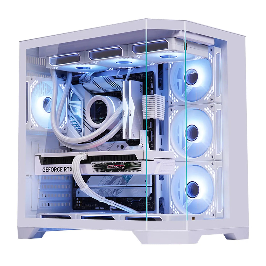 WJCOOLMAN Dreamer PLUS Full Side-Exposed Sea View Room ATX/MATX Desktop Computer Case Supports 360 Degree Water Cooling