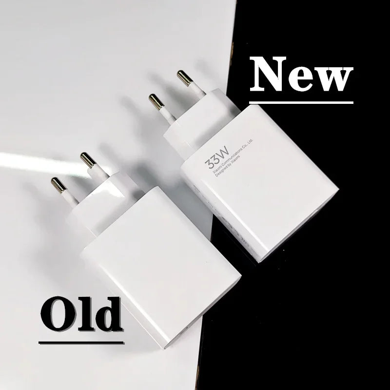 Original Xiaomi 33w Charger EU US Adapter Turbo Fast Charge For Mi 12 5G 11 Ultra Redmi A2+ Note 13R 12R Poco X5 X4 M5S C55 C50