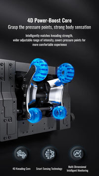 Massage Chair 4D with Zero Gravity Full Body with Voice Control,Back Heating,Bluetooth Speaker,Airbags Massage Chair