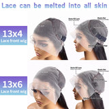 13x6 HD Loose Deep Wave Lace Frontal Wig Brazilian 13x4 Water Curly Human Hair 200% Density Preplucked Wigs 40 30 Inch For Women