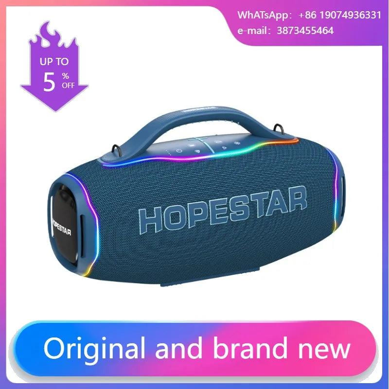 HOPESTAR A90 700W Wireless Bluetooth Speaker Deep Bass 36000mAh Removable Battery AI Sound 8 Speakers Outdoor Portable