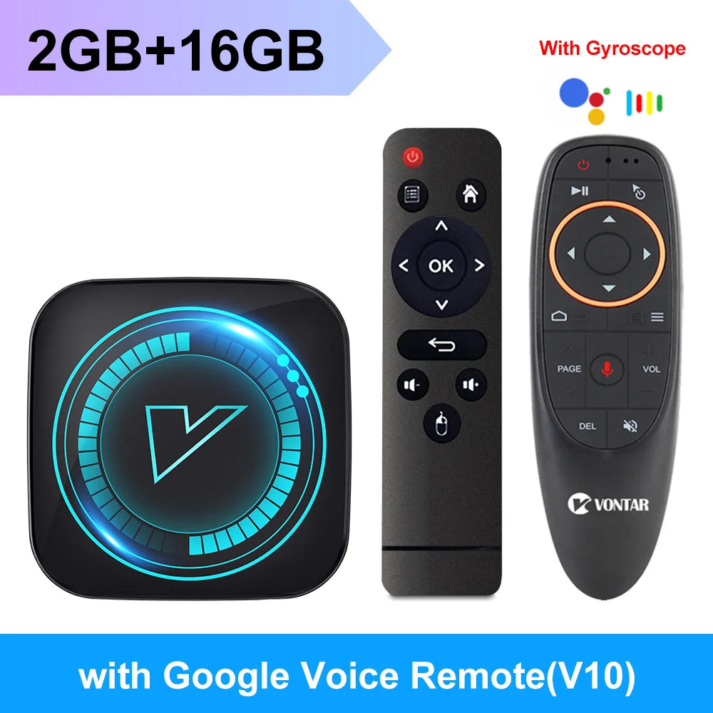 VONTAR TV Box Android 12 Allwinner H618 Quad Core Cortex A53 Support 8K Video 4K BT Wifi Google Voice Media player Set top box