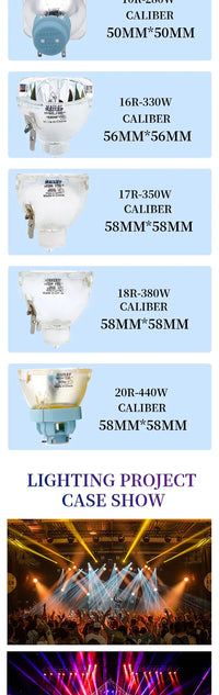 Mailep lighting bulbs can replace Osram KTV Bar Stage Lighting Moving Head Light 7R Sharpy Bulb 230w 200w 280w 260w 350w 440w
