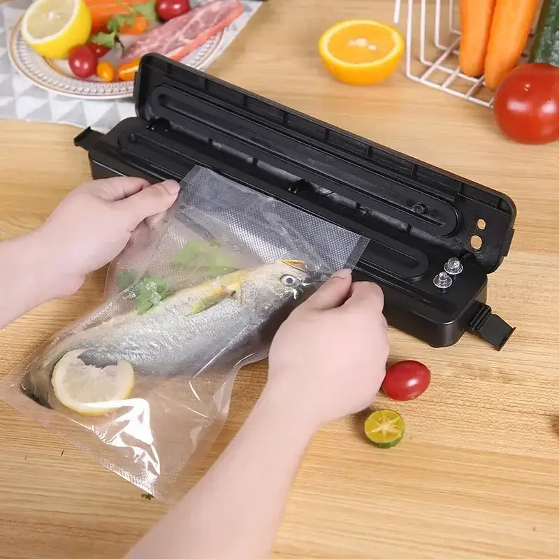2024 NEW Food Vacuum Sealer Packaging Machine with Free 10pcs Vacuum bags Household Kitchen Food Vacuum Sealing