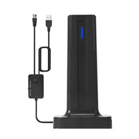 Digital TV Antenna For Smart TV Indoor TV Antenna Long Range Reception HDTV Antenna Supports 4K 1080p With Stick Base