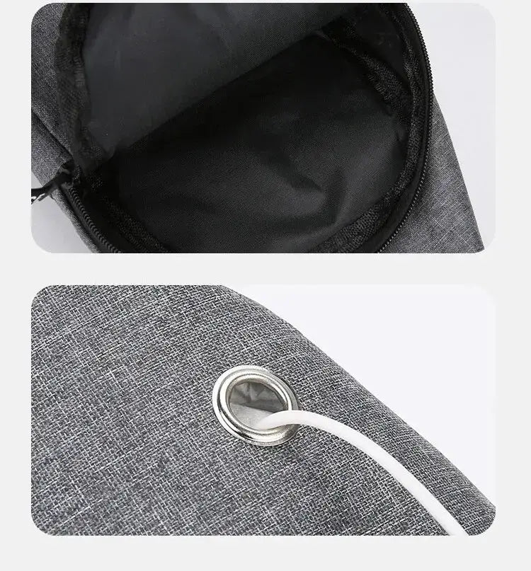 Chest Bag Men’s One Shoulder Crossbody Bag Large Capacity Outdoor Sports And Leisure Fashion Small Shoulder Bag Large