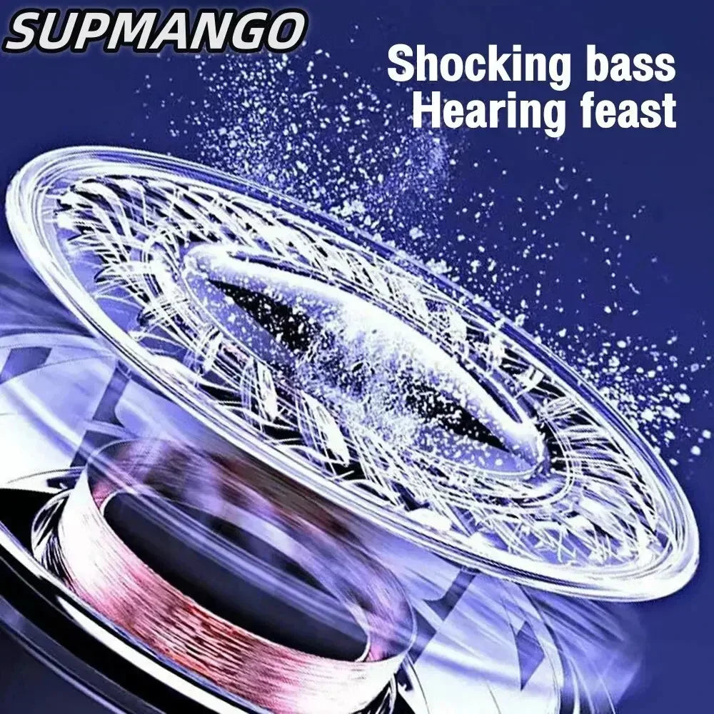 S12 Wireless Bluetooth Speaker Powerful Portable Subwoofer with LED Lights Car Audio Bass MP3 Player Sound System