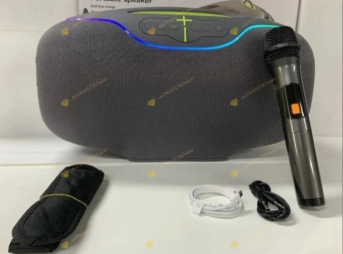 New Original  A80 350W Big Power Outdoor Waterproof Portable Blue Tooth Wireless Party Speaker Caixa De Som Boombox 3